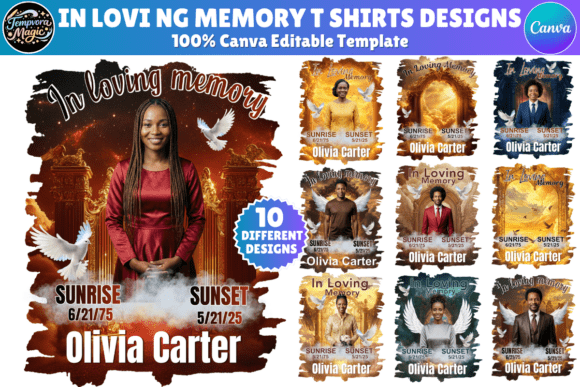 Download Memorial Shirt Design Editable Template - Template Collection