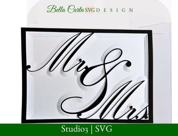 Download Mr and Mrs SVG Layered Wedding Card - Wedding card Collection