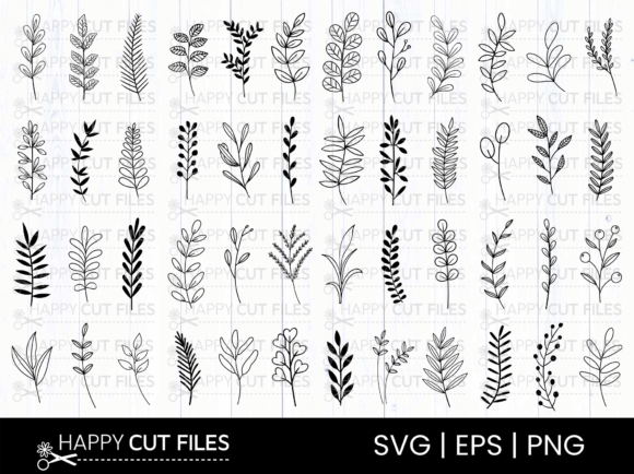 Download Leaf Svg Bundle Leaves Svg 48 Design - Design Collection