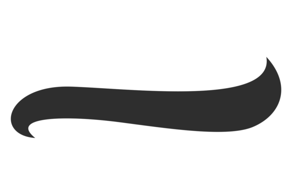 Download Curved Swoosh Element. Calligraphic Unde - Graphic Collection