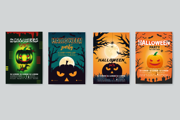 Download Halloween Party Flyer Poster Vector - Flyer Collection