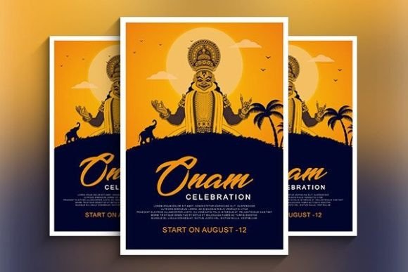 Download Onam Celebration Flyer - Flyer Collection