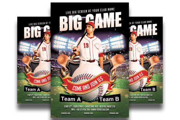Download Baseball Flyer Print Template - Template Collection