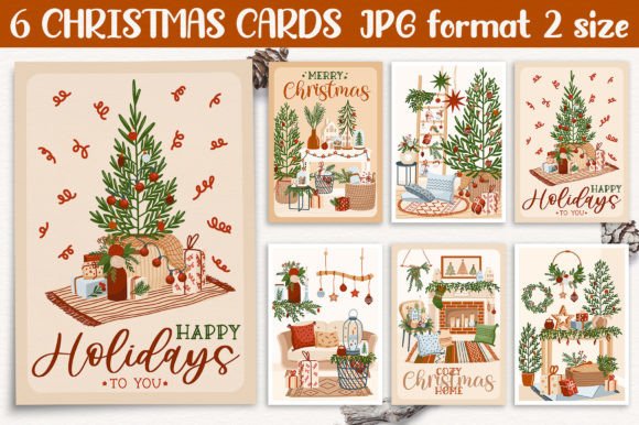 Download Christmas Cards Print Templates - Template Collection