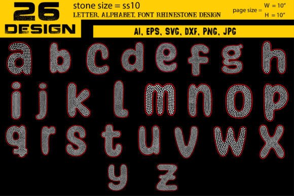 Download Letter, Alphabet, Font Rhinestone Design - Design Collection