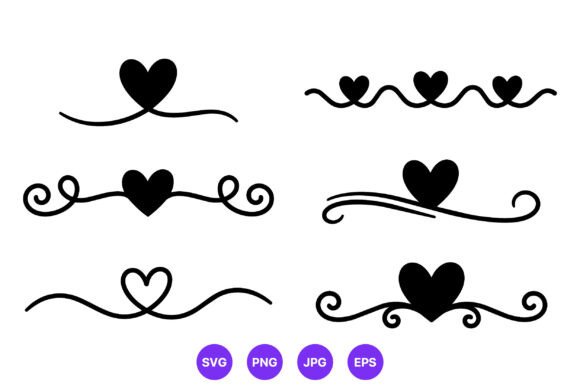Download Black Heart Swirl Vector Art - Swirl Collection