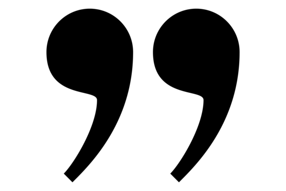 Download Qoutes Symbol. Typographic Black Marks. - Graphic Collection